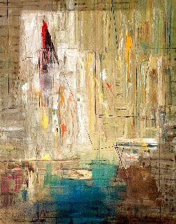 Séquense of Thoughts 2011 72x58 Huge Original Painting - Antonio Carreno Séquense of Thoughts 2011 72x58 Huge Original Painting - Antonio Carreno