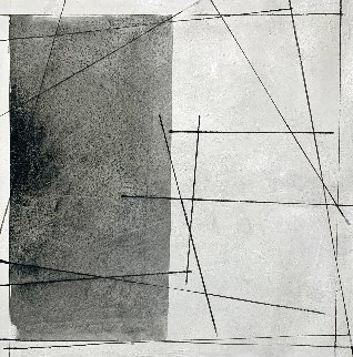 Black on White Painting 2021 48x48 Huge Original Painting - Antonio Carreno Black on White Painting 2021 48x48 Huge Original Painting - Antonio Carreno