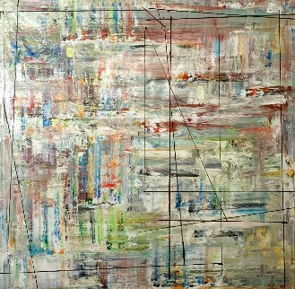 Frequency # 5 2021 72x72 - Huge Original Painting - Antonio Carreno Frequency # 5 2021 72x72 - Huge Original Painting - Antonio Carreno