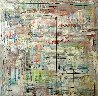 Frequency # 5 2021 72x72 - Huge - Mural Size Original Painting by Antonio Carreno - 0