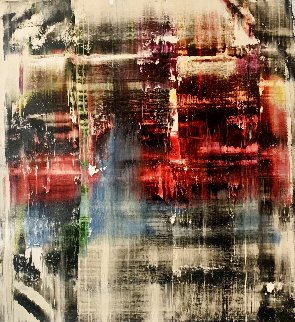 Frequency #2 2017 51x47 Huge Original Painting - Antonio Carreno Frequency #2 2017 51x47 Huge Original Painting - Antonio Carreno