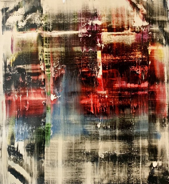 Frequency #2 2017 51x47 Huge Original Painting by Antonio Carreno