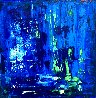 Blue Night  2017 24x24 Original Painting by Antonio Carreno - 0