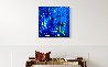 Blue Night  2017 24x24 Original Painting by Antonio Carreno - 1