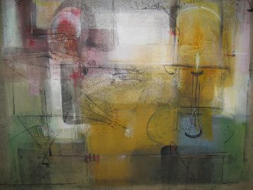 Tronto Del Alma 2001 48x60 Super Huge Original Painting - Antonio Carreno Tronto Del Alma 2001 48x60 Super Huge Original Painting - Antonio Carreno