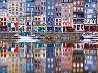 Honfleur Harbor Panorama by William Carr - 0