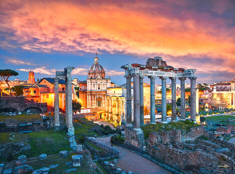 Roman Forum 1,5M Huge - Rome,  Italy Panorama - William Carr