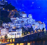 Amalfi Tryptych 50x135 Huge - Epic - Mural Size - Recess Mount Panorama by William Carr - 2