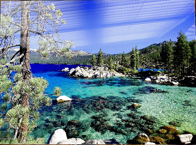 Sand Harbor - Recess Mount - Lake Tahoe, California Panorama by William Carr