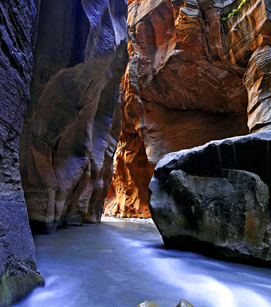 Fallen Statue Passage - Huge - Zion, Utah Panorama by William Carr Fallen Statue Passage - Huge - Zion, Utah Panorama by William Carr