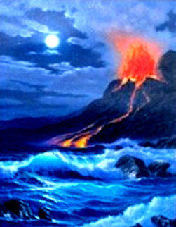 Pele Goddess of Hawaii 2006 41x34 Original Painting - Anthony Casay Pele Goddess of Hawaii 2006 41x34 Original Painting - Anthony Casay