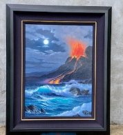 Pele Goddess of Hawaii 2006 41x34 Huge Original Painting by Anthony Casay - 2