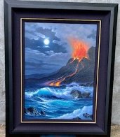 Pele Goddess of Hawaii 2006 41x34 Huge Original Painting by Anthony Casay - 3