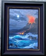 Pele Goddess of Hawaii 2006 41x34 Huge Original Painting by Anthony Casay - 4 Pele Goddess of Hawaii 2006 41x34 Huge Original Painting by Anthony Casay - 4
