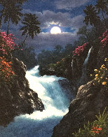 Wainnini Falls 1997 24x30 Original Painting by Anthony Casay - 0 Wainnini Falls 1997 24x30 Original Painting by Anthony Casay - 0