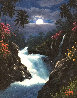 Wainnini Falls 1997 24x30 - Hawaii Original Painting by Anthony Casay - 0