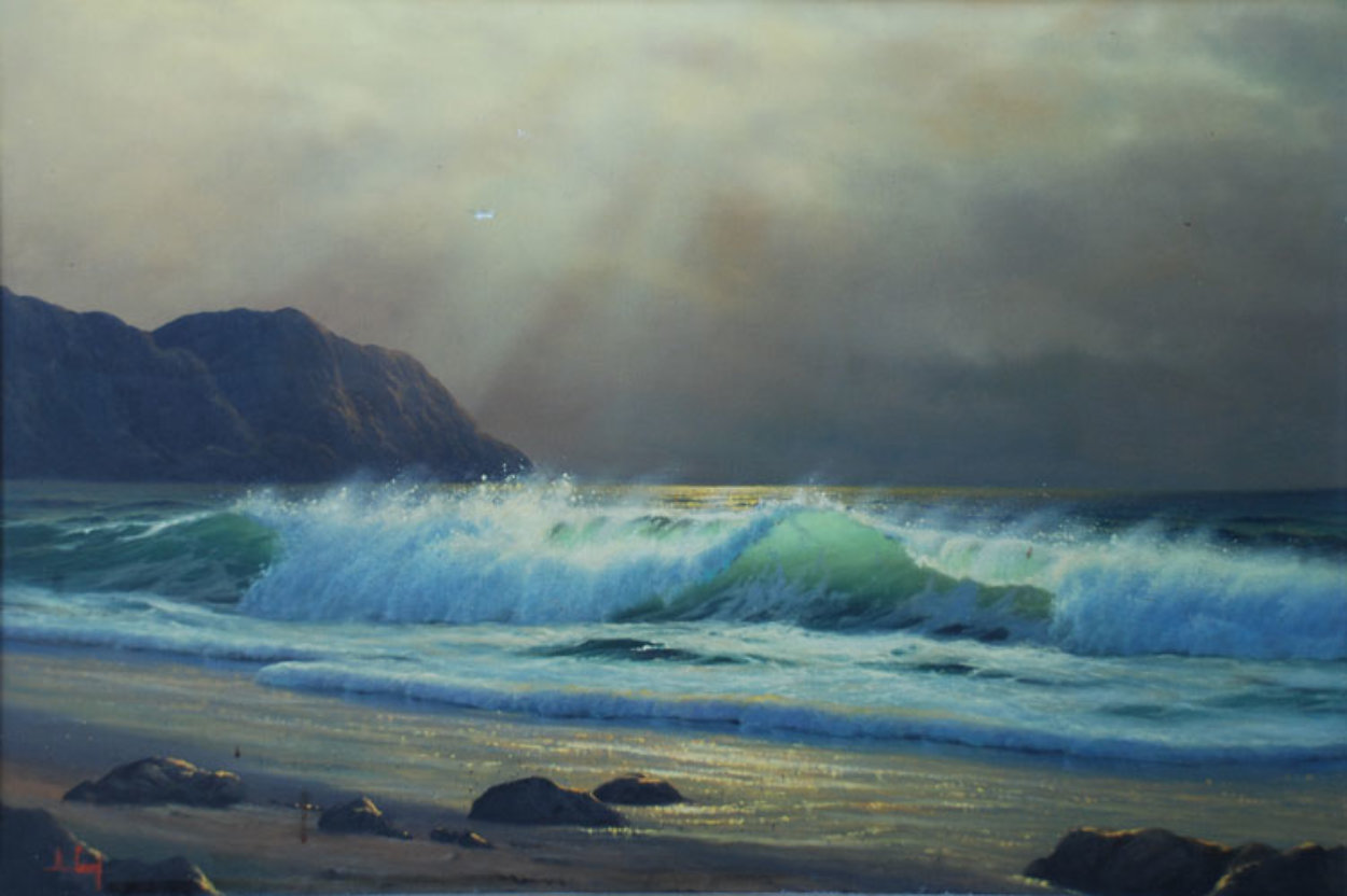 California Coastline 1970 24x36 Original Painting by Anthony Casay California Coastline 1970 24x36 Original Painting by Anthony Casay