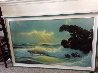 Seascape 1980 44x64 Original Painting by Anthony Casay - 2 Seascape 1980 44x64 Original Painting by Anthony Casay - 2