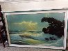 Seascape 1980 44x64 Huge - Mural Size Original Painting by Anthony Casay - 2