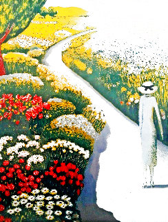L’allee Fleurie 1979 HS Limited Edition Print - Jeanne Pierre Cassigneul L’allee Fleurie 1979 HS Limited Edition Print - Jeanne Pierre Cassigneul