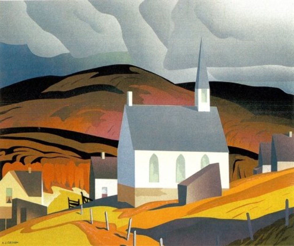 Northern Church AP Limited Edition Print by A.J. Casson Northern Church AP Limited Edition Print by A.J. Casson