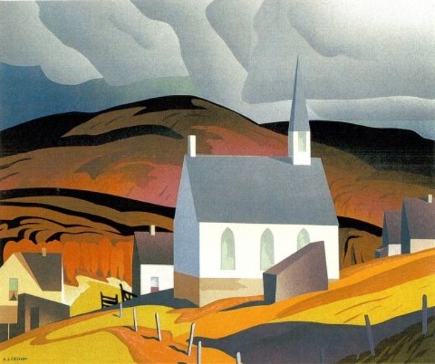 Northern Church AP Limited Edition Print by A.J. Casson
