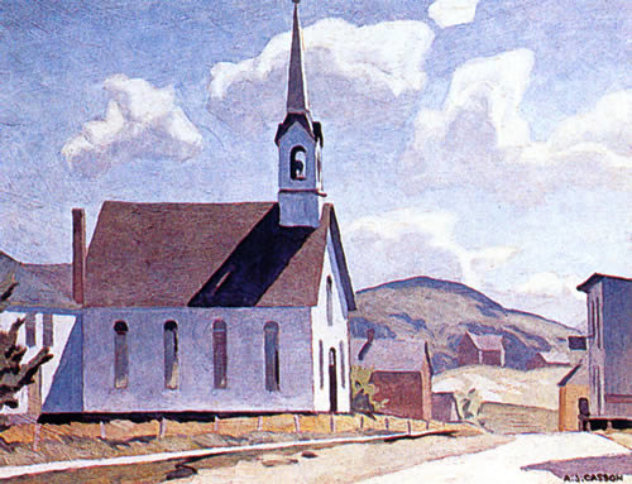 Church of St. Laurence O'Toole Limited Edition Print by A.J. Casson