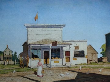 Village Store AP 1980 Limited Edition Print - A.J. Casson Village Store AP 1980 Limited Edition Print - A.J. Casson