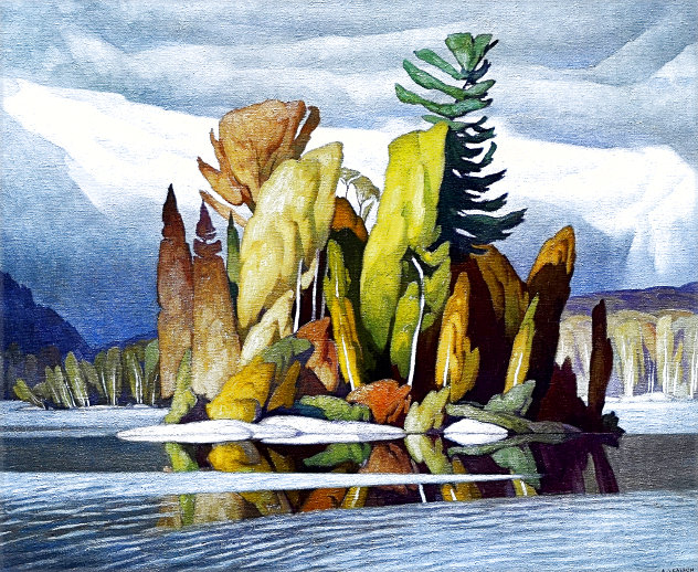 Little Island Limited Edition Print by A.J. Casson
