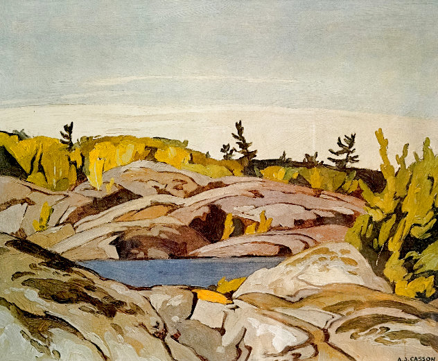 Morning Light Limited Edition Print by A.J. Casson