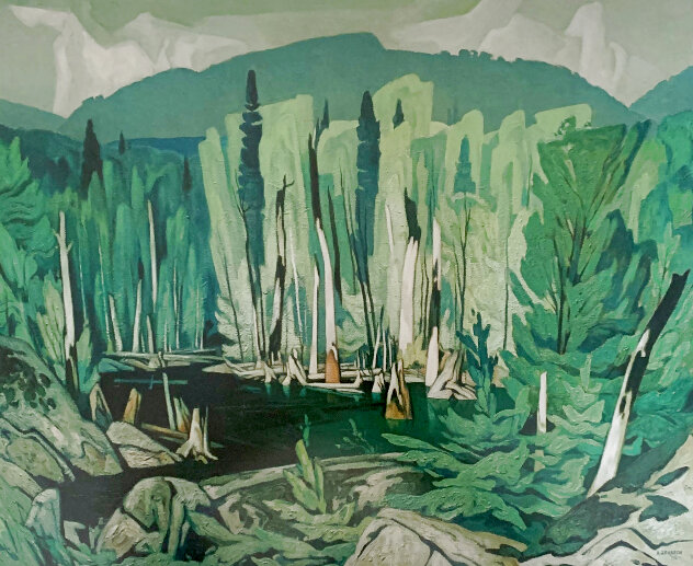 Drowned Land Limited Edition Print by A.J. Casson