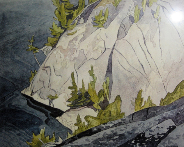 Cliffs Lake Waginaw Limited Edition Print by A.J. Casson