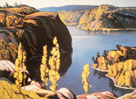 October Morning 1980 Limited Edition Print - A.J. Casson