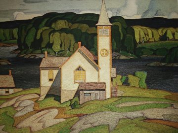 Anglican Church, Magnetawan 1980 Limited Edition Print - A.J. Casson Anglican Church, Magnetawan 1980 Limited Edition Print - A.J. Casson