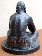 Mujer Con Orejeras (Woman With Earrings) Bronze Sculpture 2007 16 in Sculpture by Felipe Castaneda - 2 Mujer Con Orejeras (Woman With Earrings) Bronze Sculpture 2007 16 in Sculpture by Felipe Castaneda - 2