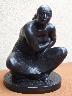 Untitled Bronze Sculpture 2006 18 in Sculpture - Felipe Castaneda