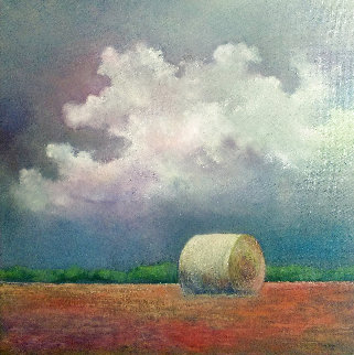Tierras De Castilla 2014 20x20 Original Painting - Tomas Castano Tierras De Castilla 2014 20x20 Original Painting - Tomas Castano