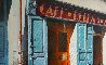 Cafe Belen, Madrid 2020 20x27 - Spain Original Painting by Tomas Castano - 3