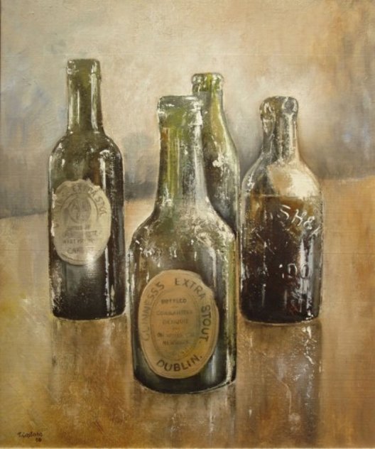 Guinness Collection 2008 18x14 Original Painting by Tomas Castano