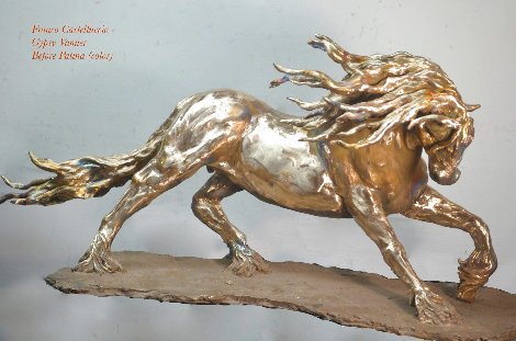 Gypsy Vanner 2022 18 in Sculpture - Franco Castelluccio