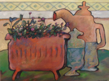 Fleurs Tardives 1999 16x20 Original Painting - Gerard Castonguay Fleurs Tardives 1999 16x20 Original Painting - Gerard Castonguay