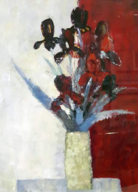 Untitled Bouquet 33x27 Original Painting by Bernard Cathelin