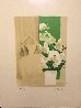 Claudine Et Les Lilas 1982 Lithograph with book Limited Edition Print by Bernard Cathelin - 1
