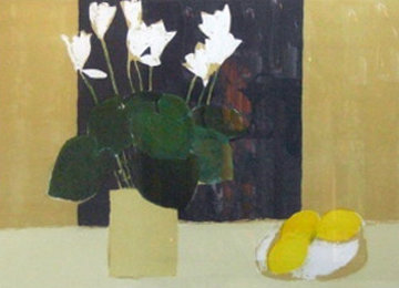 Nature Mote Au Cyclamen 1989 AP Limited Edition Print - Bernard Cathelin Nature Mote Au Cyclamen 1989 AP Limited Edition Print - Bernard Cathelin