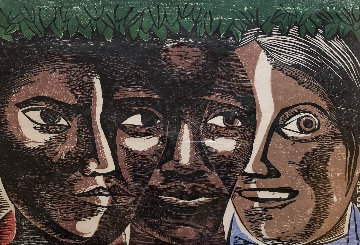 Women of America (Unidad De La Mujer Americana) 1963 Limited Edition Print - Elizabeth Catlett Women of America (Unidad De La Mujer Americana) 1963 Limited Edition Print - Elizabeth Catlett