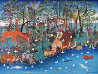 La Jungla 1993 31x38 Original Painting by Miguel Garcia Ceballos - 2