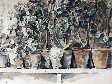 Edition Des Quatre Chemins (Paris) Portfolio Six Aquarelles Reproduites En Facsimile 1960 Limited Edition Print - Paul Cezanne Edition Des Quatre Chemins (Paris) Portfolio Six Aquarelles Reproduites En Facsimile 1960 Limited Edition Print - Paul Cezanne