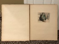 Edition Des Quatre Chemins (Paris) Portfolio Six Aquarelles Reproduites En Facsimile 1960 Limited Edition Print by Paul Cezanne - 13 Edition Des Quatre Chemins (Paris) Portfolio Six Aquarelles Reproduites En Facsimile 1960 Limited Edition Print by Paul Cezanne - 13