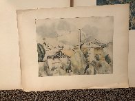 Edition Des Quatre Chemins (Paris) Portfolio Six Aquarelles Reproduites En Facsimile 1960 Limited Edition Print by Paul Cezanne - 4 Edition Des Quatre Chemins (Paris) Portfolio Six Aquarelles Reproduites En Facsimile 1960 Limited Edition Print by Paul Cezanne - 4