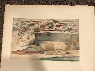Edition Des Quatre Chemins (Paris) Portfolio Six Aquarelles Reproduites En Facsimile 1960 Limited Edition Print by Paul Cezanne - 5 Edition Des Quatre Chemins (Paris) Portfolio Six Aquarelles Reproduites En Facsimile 1960 Limited Edition Print by Paul Cezanne - 5